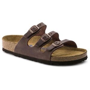 Birkenstock Dark Brown Triple Strap Sandals